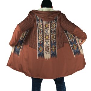 Native American Coat Characteristic Motifs Native American 3D All Over Printed Hooded Cloak Coat 1 xb0pao.jpg