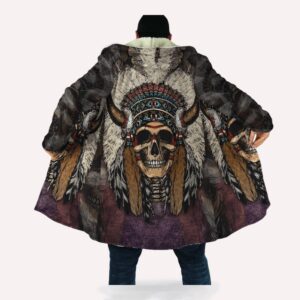 Native American Coat, Chief’s Skull Native American…