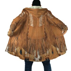 Native American Coat, Cow Leather Pattern Native…