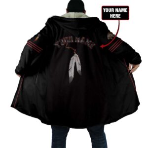 Native American Coat, Custom Name Feather Native…