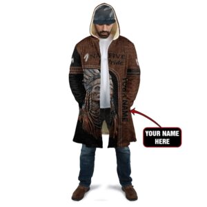 Native American Coat Custom Name Tribal Crew Neck Native American 3D All Over Printed Hooded Cloak Coat 2 pd8qtl.jpg