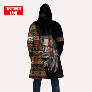 Native American Coat Customized Name Ancient People Native American 3D All Over Printed Hooded Cloak Coat 4 axlcue.jpg