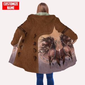 Native American Coat, Customized Name Red Hand…