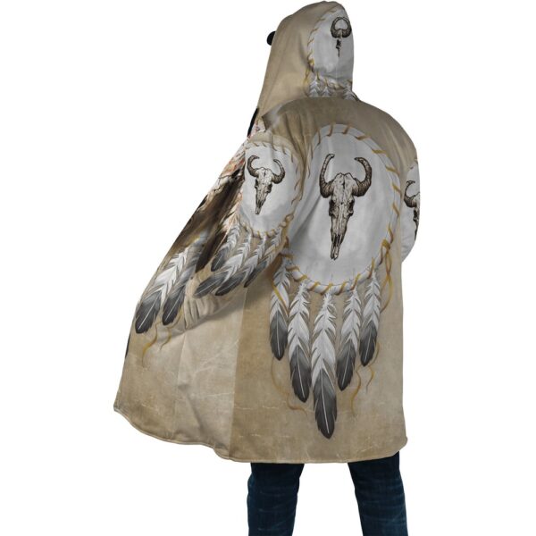 Native American Coat, Divine Native American 3D All Over Printed Hooded Cloak Coat