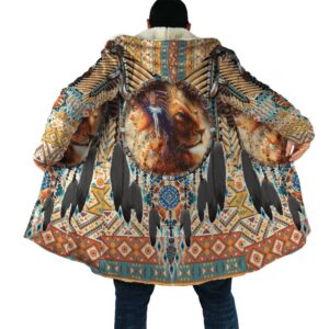 Native American Coat, Lion Native American 3D…