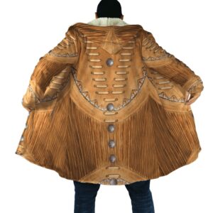 Native American Coat, Luxurious Brown Native American…