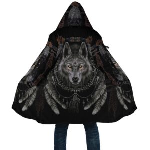 Native American Coat, Night Wolf Native American…