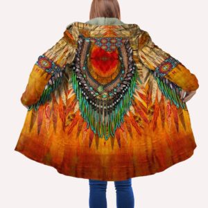 Native American Coat, Orange Red Native American…
