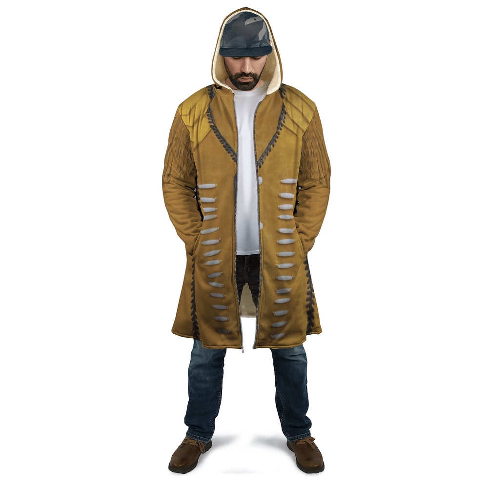 Native American Coat, Rooted Elegance Native American 3D All Over Printed Hooded Cloak Coat