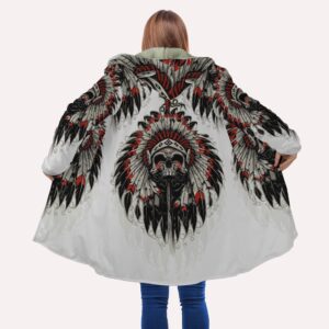 Native American Coat, Sacrificial Native American Hooded…