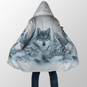 Native American Coat, Snow Wolves Native American…