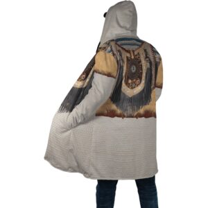 Native American Coat Sun Symbol Native American 3D All Over Printed Hooded Cloak Coat 2 eabyrn.jpg
