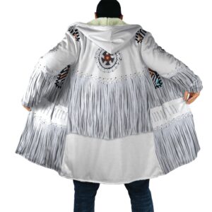Native American Coat, White Native American 3D…