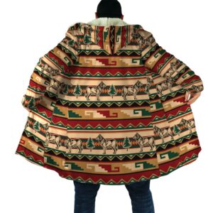 Native American Coat, Wofl Pattern Native American…