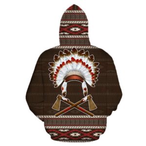Native American Hoodie Aboriginal Hat Motifs Native American 3D All Over Printed Hoodie Native American Style Hoodie 2 i1c4o5.jpg