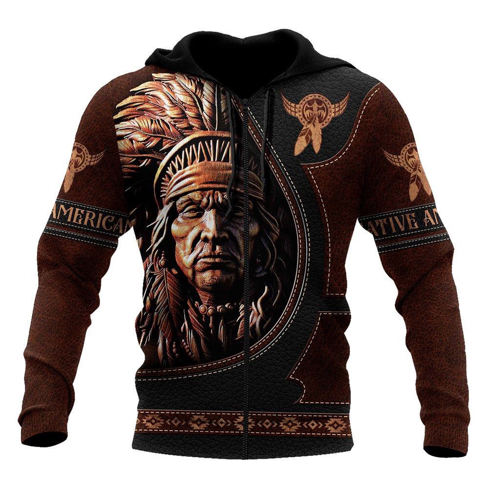 Native American Hoodie, Aboriginal Motifs Native American 3D All Over Printed Hoodie, Native American Style Hoodie