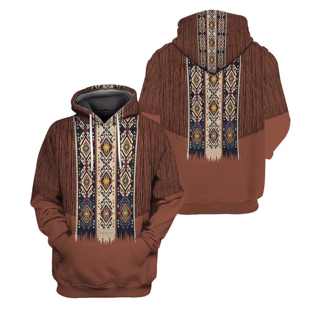 Native American Hoodie, Characteristic Motifs Native American 3D All Over Printed Hoodie, Native American Style Hoodie Native American Hoodie, Characteristic Motifs Native American 3D All Over Printed Hoodie, Native American Style Hoodie