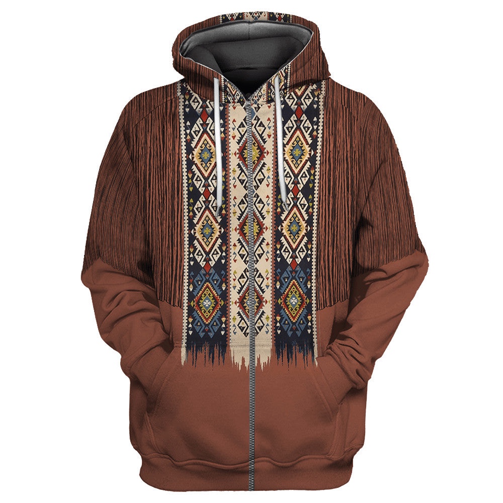 Native American Hoodie, Characteristic Motifs Native American 3D All Over Printed Hoodie, Native American Style Hoodie Native American Hoodie, Characteristic Motifs Native American 3D All Over Printed Hoodie, Native American Style Hoodie