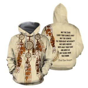 Native American Hoodie, Chief Dan Geogre Native…