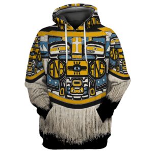 Native American Hoodie, Classic Pattern Native American…