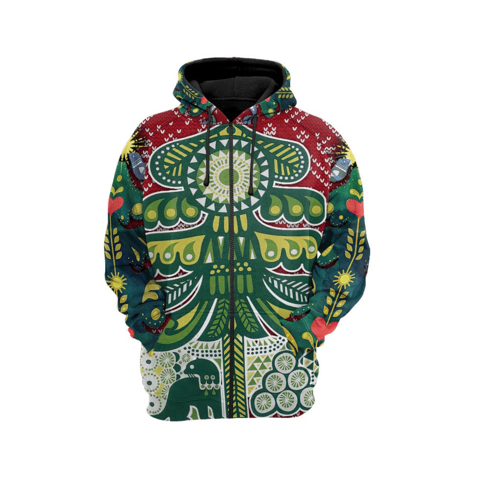 Native American Hoodie, Colorful Native American 3D All Over Printed Hoodie, Native American Style Hoodie