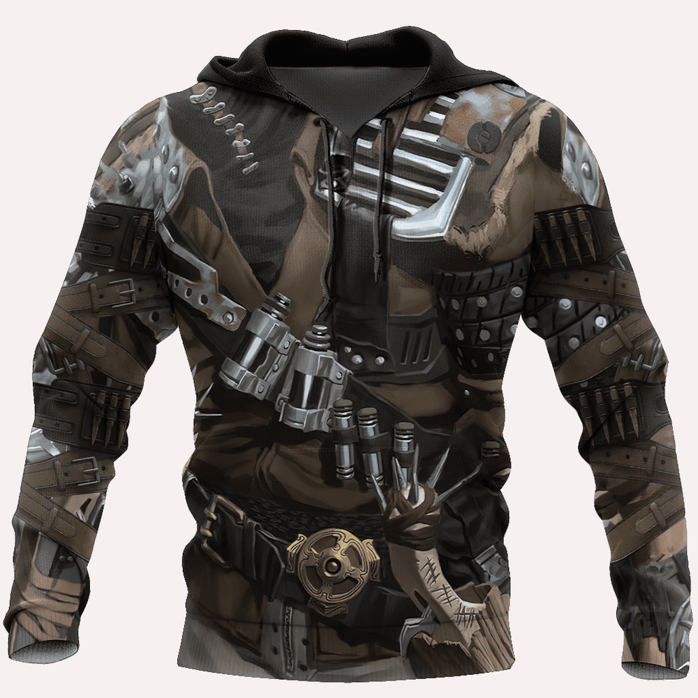 Native American Hoodie, Cowboy Jacket Cosplay Native American 3D All Over Printed Hoodie, Native American Style Hoodie