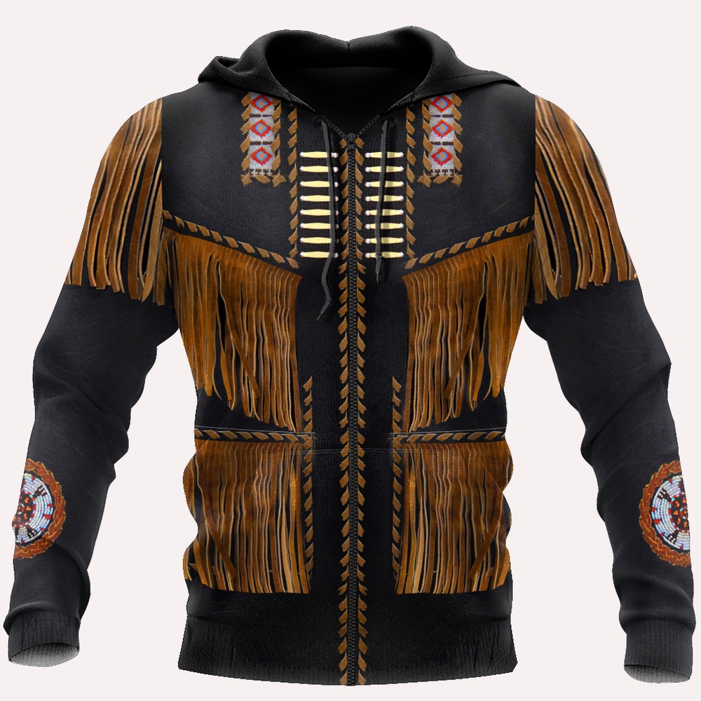 Native American Hoodie, Cowboy Motifs Native American 3D All Over Printed Hoodie, Native American Style Hoodie Native American Hoodie, Cowboy Motifs Native American 3D All Over Printed Hoodie, Native American Style Hoodie