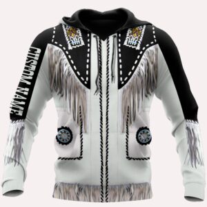 Native American Hoodie, Custom Name Navajo Warriors…