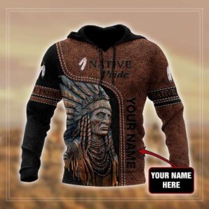 Native American Hoodie Custom Name Tribal Crew Neck Native American 3D All Over Printed Hoodie Native American Style Hoodie 2 is2odh.jpg