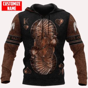 Native American Hoodie, Customized Name Native American…