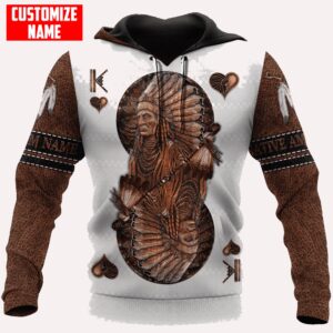 Native American Hoodie, Customized Name Patriarch Native…