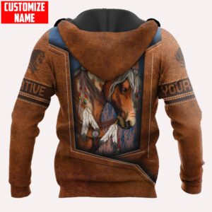 Native American Hoodie Customized Name The Horse Native American 3D All Over Printed Hoodie Native American Style Hoodie 2 djweze.jpg