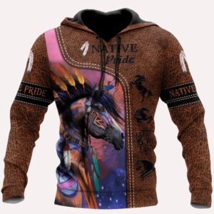 Native American Hoodie, Deep Essence Native American…