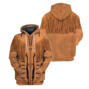 Native American Hoodie Distinctive Brown Native American 3D All Over Printed Hoodie Native American Style Hoodie 3 ankwkr.jpg