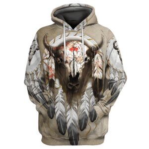 Native American Hoodie, Divine Native American 3D…