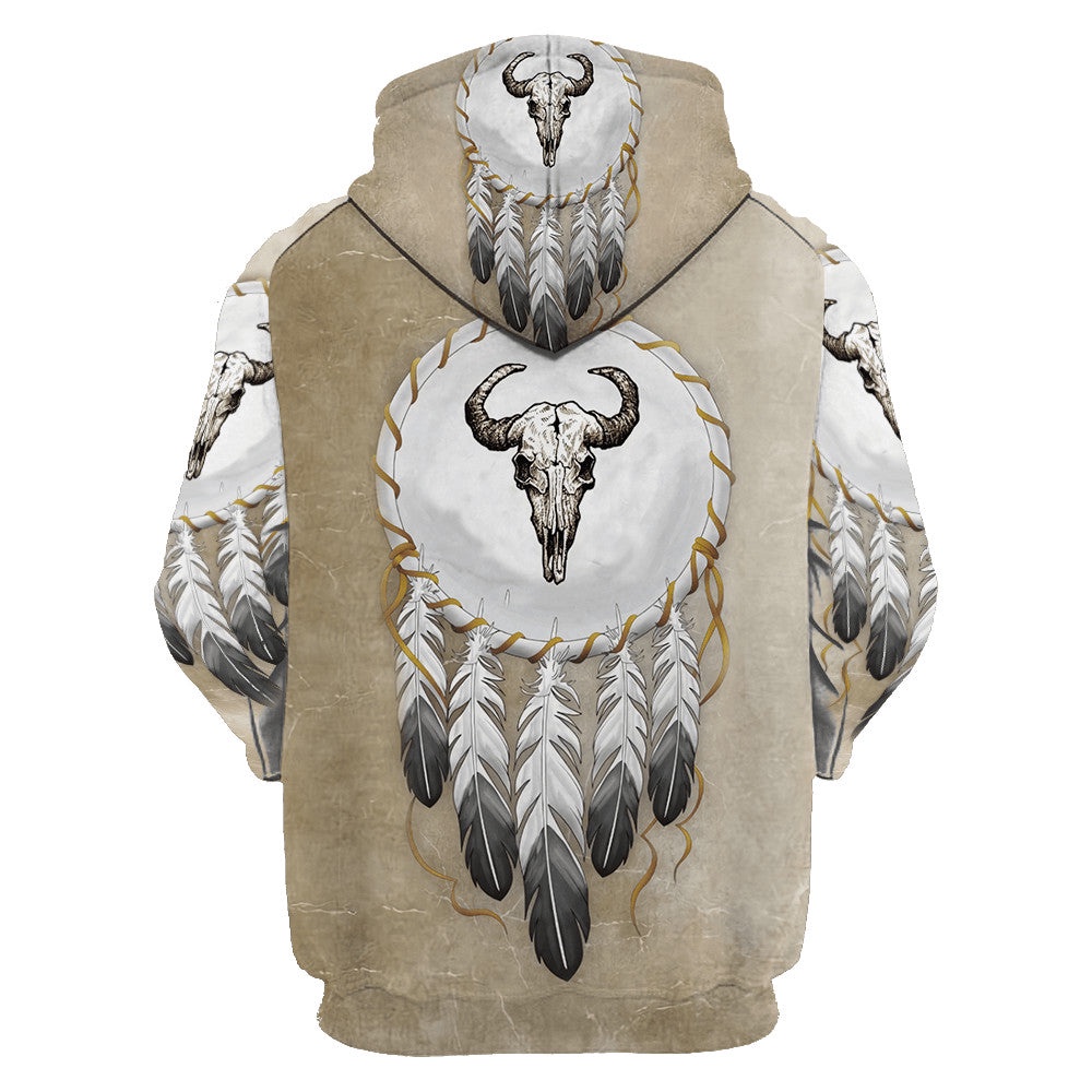 Native American Hoodie, Divine Native American 3D All Over Printed Hoodie, Native American Style Hoodie