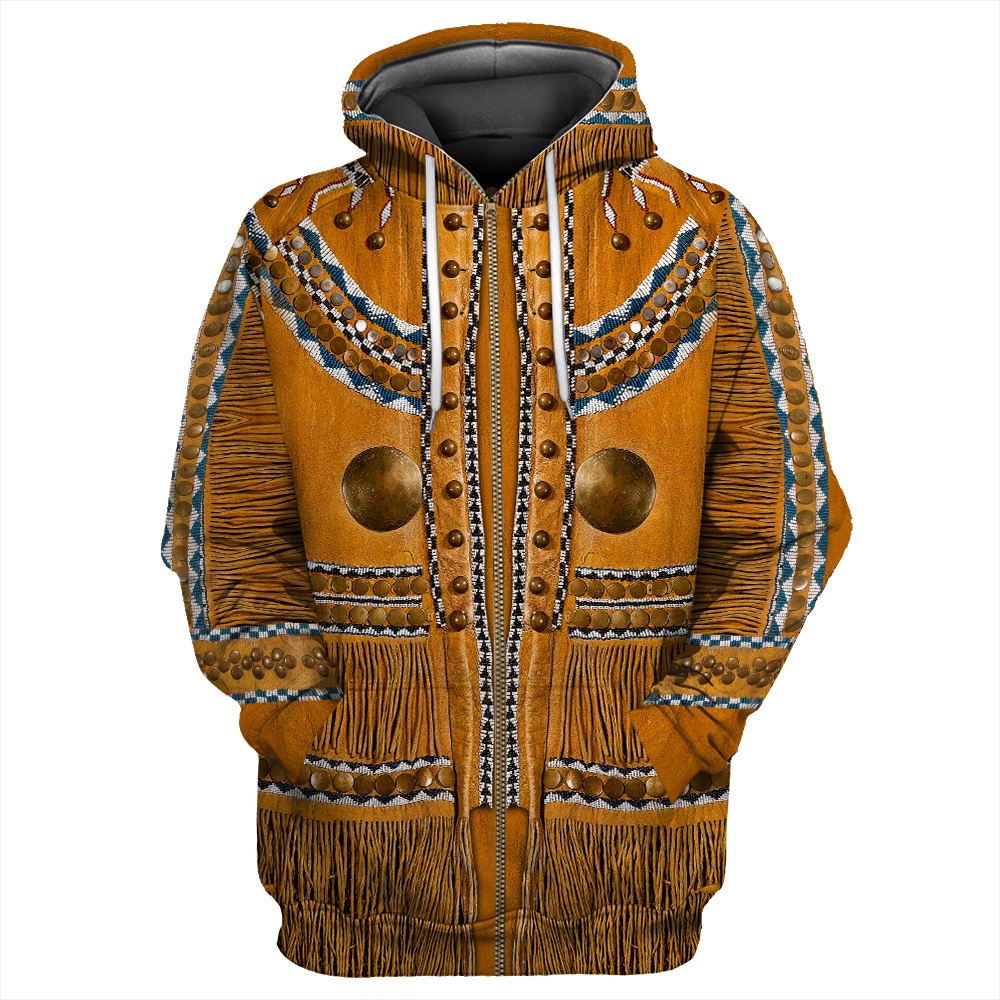 Native American Hoodie, Express Identity Culture Native American 3D All Over Printed Hoodie, Native American Style Hoodie