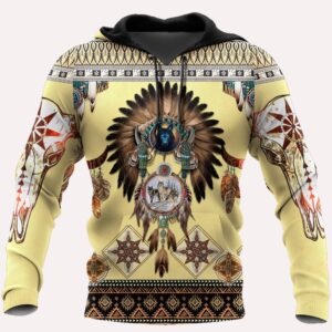 Native American Hoodie, Folk Culture Native American…