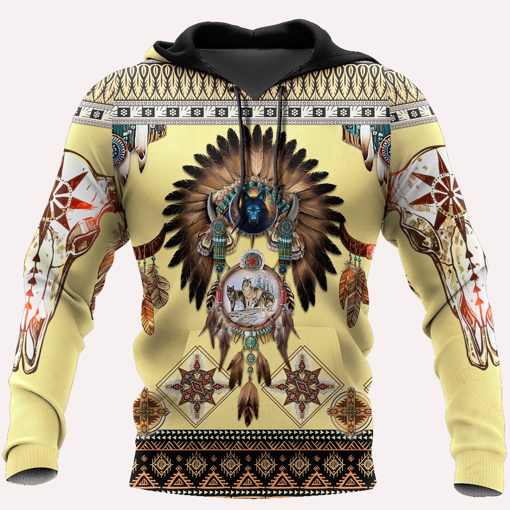 Native American Hoodie, Folk Culture Native American 3D All Over Printed Hoodie, Native American Style Hoodie Native American Hoodie, Folk Culture Native American 3D All Over Printed Hoodie, Native American Style Hoodie