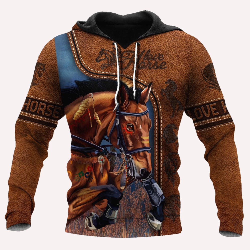 Native American Hoodie, Love Horse 3D Native American 3D All Over Printed Hoodie, Native American Style Hoodie Native American Hoodie, Love Horse 3D Native American 3D All Over Printed Hoodie, Native American Style Hoodie