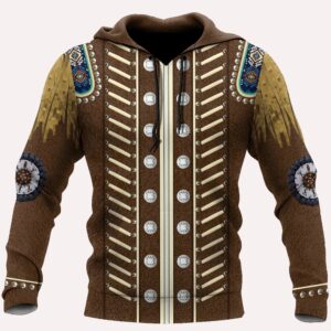 Native American Hoodie, Monumental Native American 3D…
