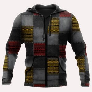Native American Hoodie, Mosaic Motifs Native American…