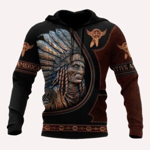 Native American Hoodie, Ride Apparel Native American…