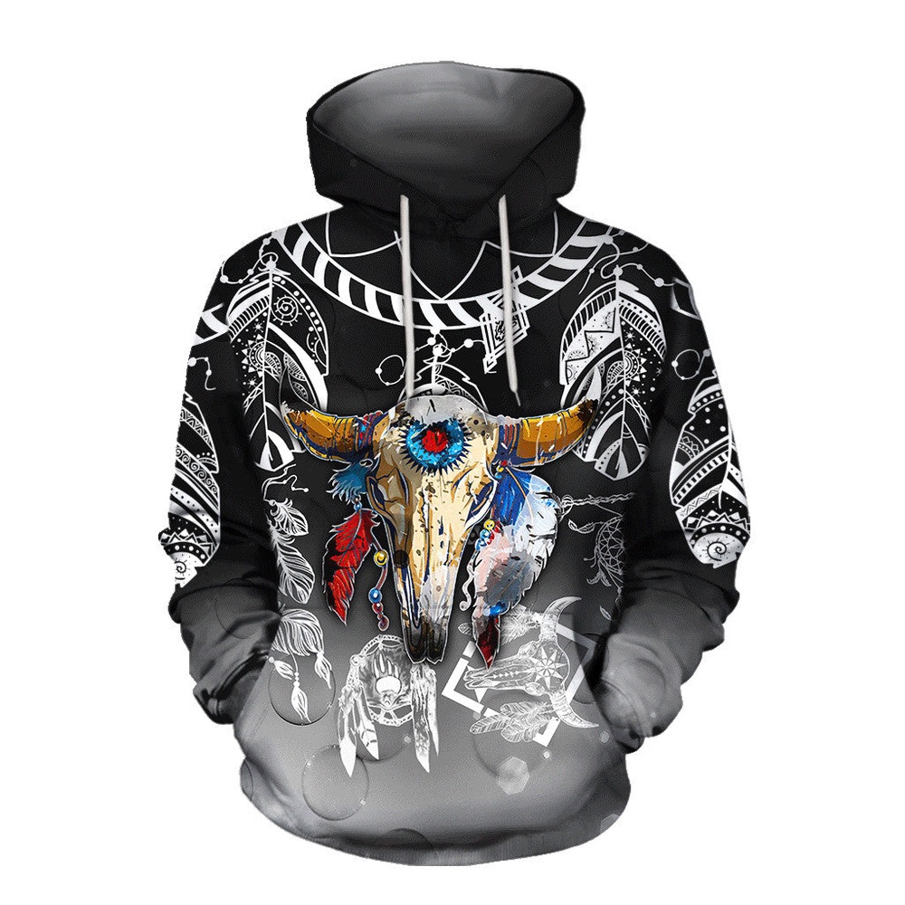 Native American Hoodie, Sacrificial Ceremony Native American 3D All Over Printed Hoodie, Native American Style Hoodie