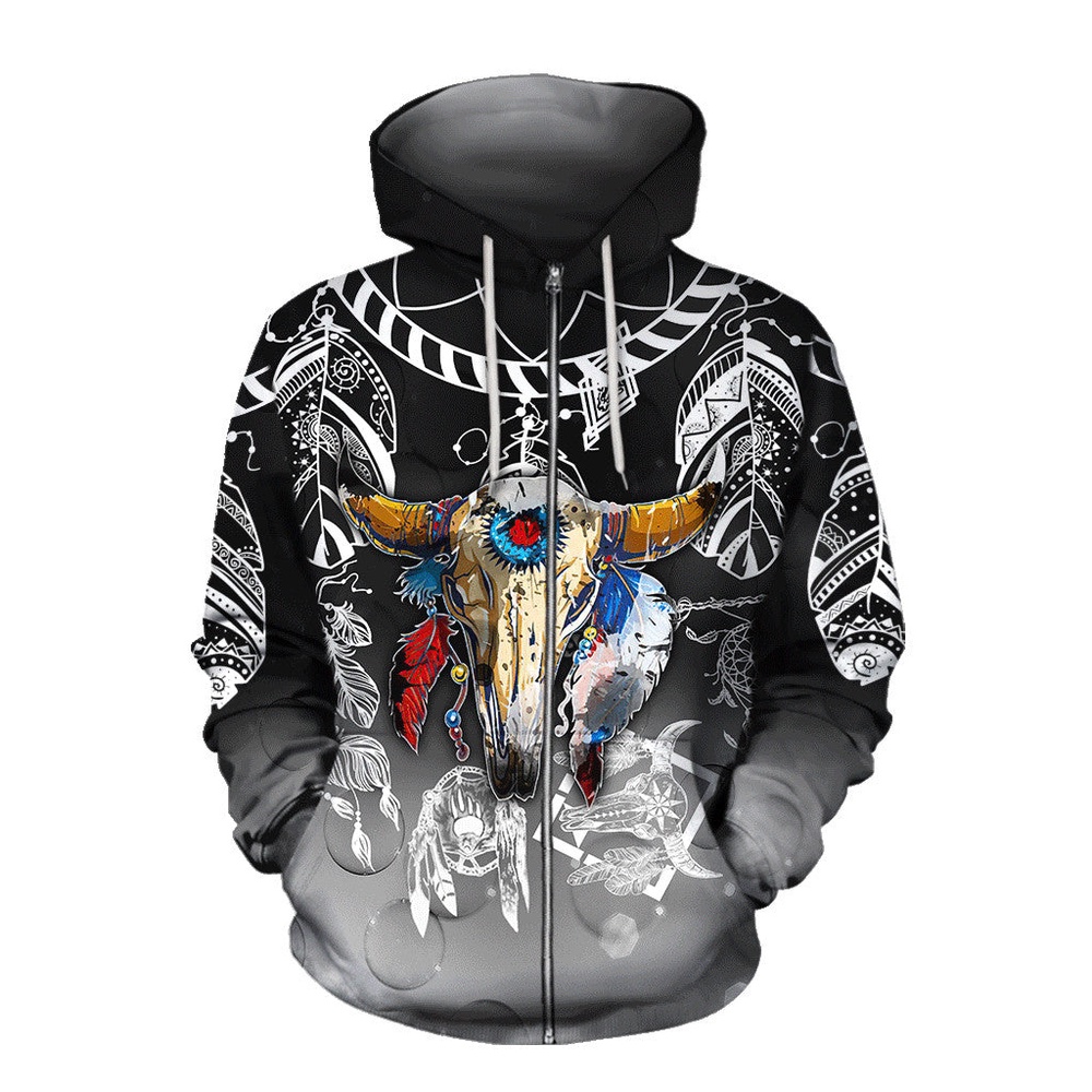 Native American Hoodie, Sacrificial Ceremony Native American 3D All Over Printed Hoodie, Native American Style Hoodie