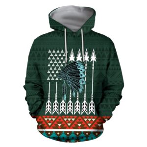 Native American Hoodie, Show Determination Native American…