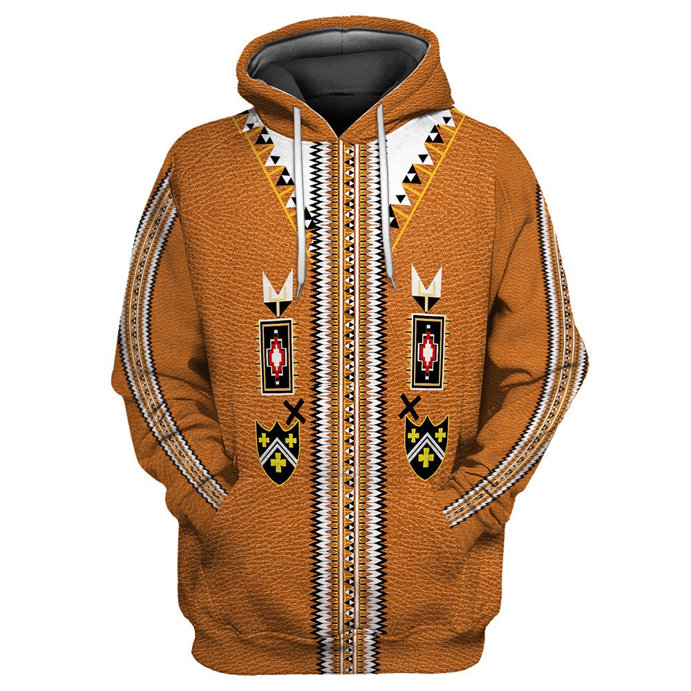 Native American Hoodie, Simple Fashion Native American 3D All Over Printed Hoodie, Native American Style Hoodie Native American Hoodie, Simple Fashion Native American 3D All Over Printed Hoodie, Native American Style Hoodie