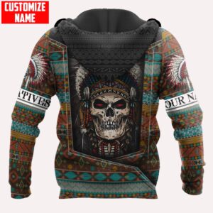 Native American Hoodie Skull Antique Pattern Native American 3D All Over Printed Hoodie Native American Style Hoodie 3 pgodda.jpg