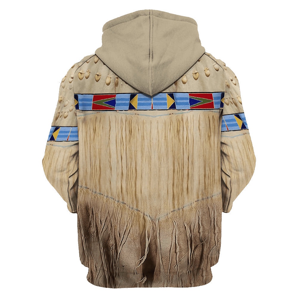 Native American Hoodie, Spirit Of Nature Native American 3D All Over Printed Hoodie, Native American Style Hoodie