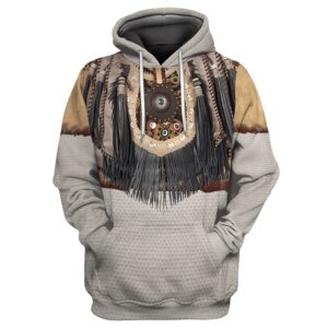 Native American Hoodie, Sun Symbol Native American…